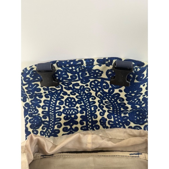 Burton Tinder Pack Backpack 30L Indigo Batik Blue Paisley Laptop Rucksack - Picture 14 of 15